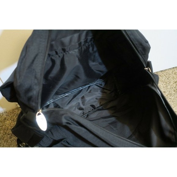 Excalibur Casino Hotel Las Vegas Messenger Laptop Bag Black Zipper Metal Buckles - Picture 6 of 6